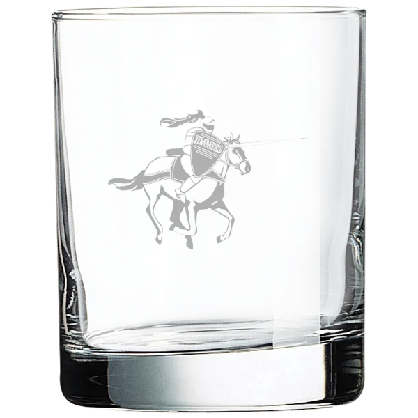 University of Jamestown Polar Camel 10 1/2 oz. On The Rocks Glass