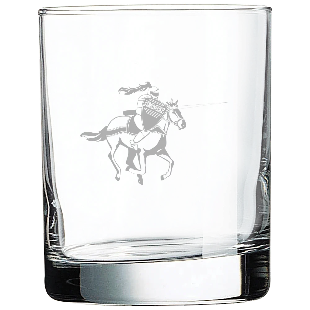 University of Jamestown Polar Camel 10 1/2 oz. On The Rocks Glass