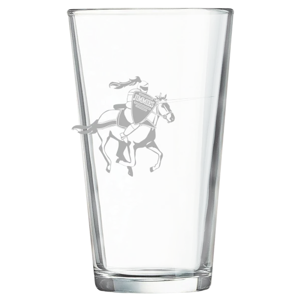 University of Jamestown Polar Camel 16 oz. Pint Mixing Glass