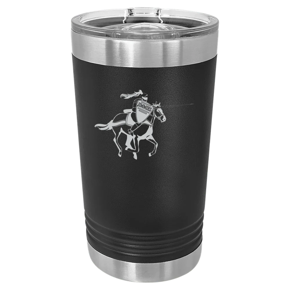University of Jamestown Polar Camel 16 oz. Pint Tumbler