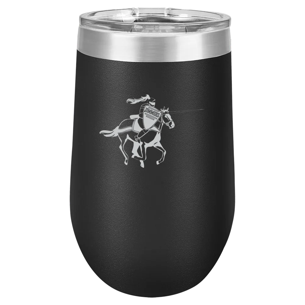 University of Jamestown Polar Camel 16 oz. Stemless Wine Tumbler