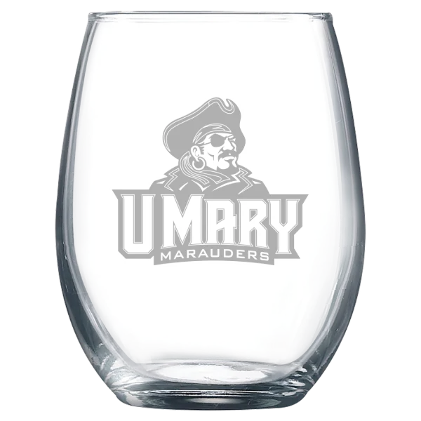 University of Mary Polar Camel 9 oz. Stemless Wine Glass