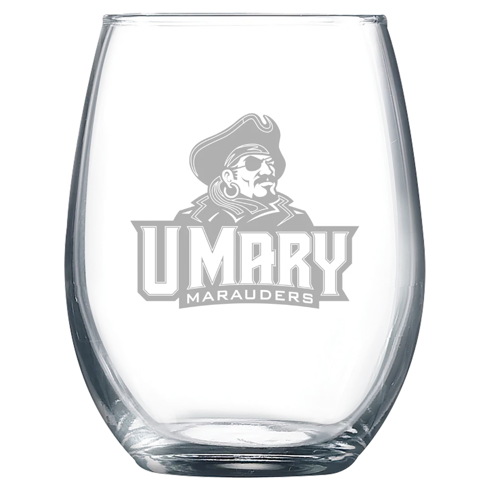 University of Mary Polar Camel 9 oz. Stemless Wine Glass