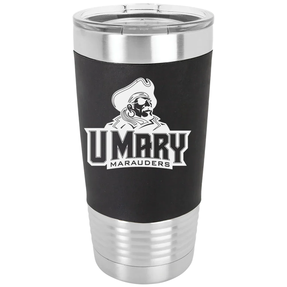 University of Mary Polar Camel 20 oz. Silicone Grip Tumbler with Standard Lid