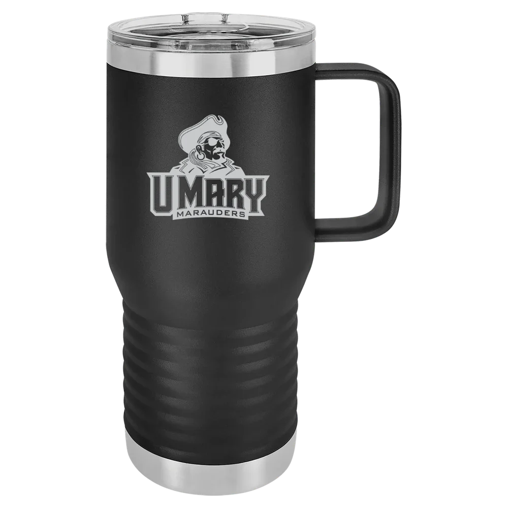 University of Mary Polar Camel 20 oz. Travel Mug with Slider Lid