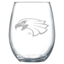 University of Minnesota, Crookston Polar Camel 15 oz. Stemless Wine Glass