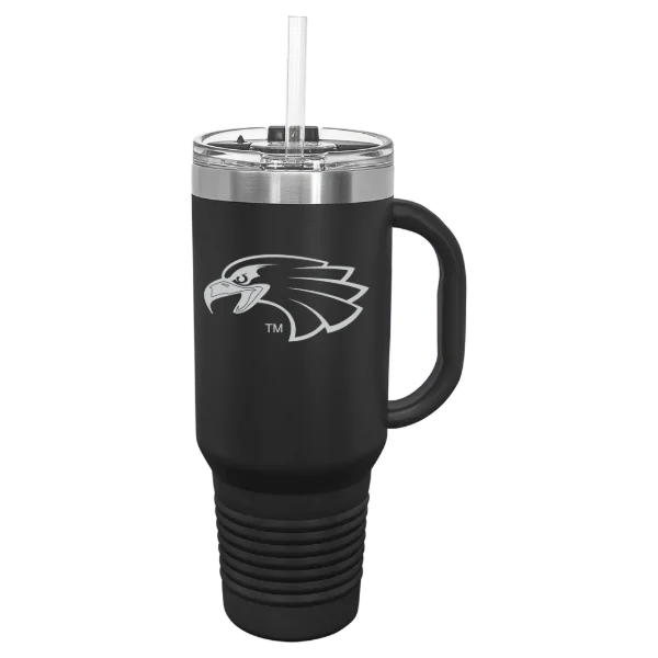 University of Minnesota, Crookston Polar Camel 40 oz. Travel Mug with Snap Lid & Straw