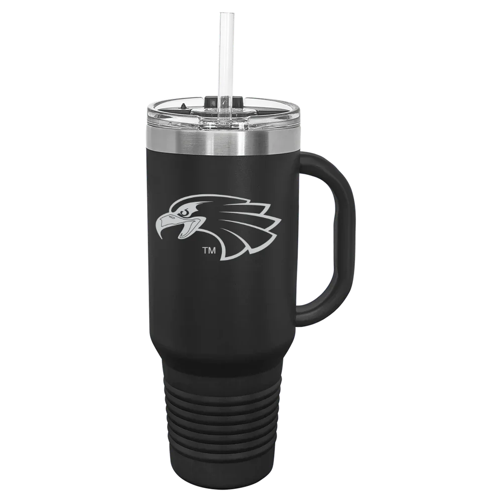University of Minnesota, Crookston Polar Camel 40 oz. Travel Mug with Snap Lid & Straw