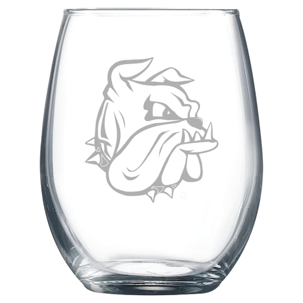 University of Minnesota Duluth Polar Camel 9 oz. Stemless Wine Glass