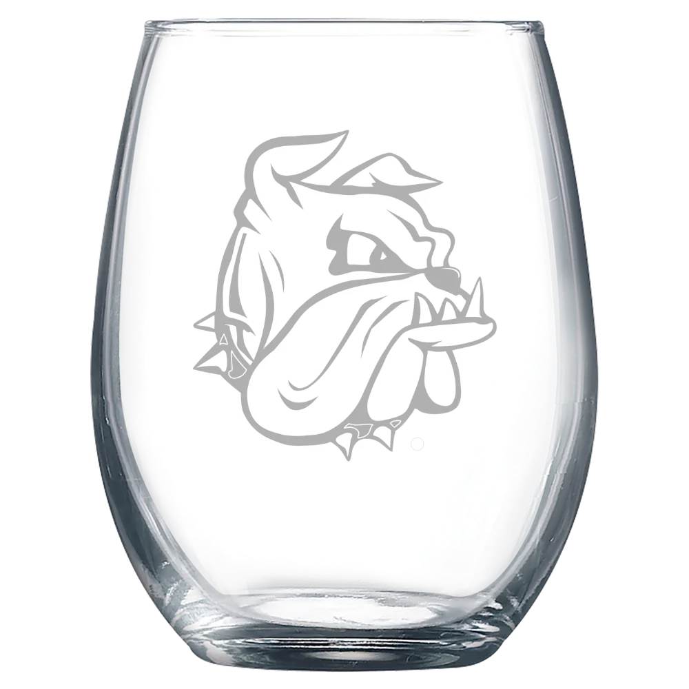 University of Minnesota Duluth Polar Camel 9 oz. Stemless Wine Glass