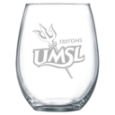 University of Missouri-St. Louis Polar Camel 15 oz. Stemless Wine Glass