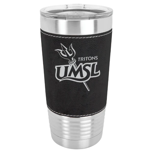 University of Missouri-St. Louis Polar Camel 20 oz. Leatherette Grip Tumbler with Standard Lid