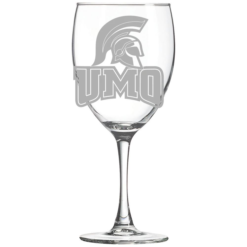 University of Mount Olive Polar Camel 10 1/2 oz. Wine Glass
