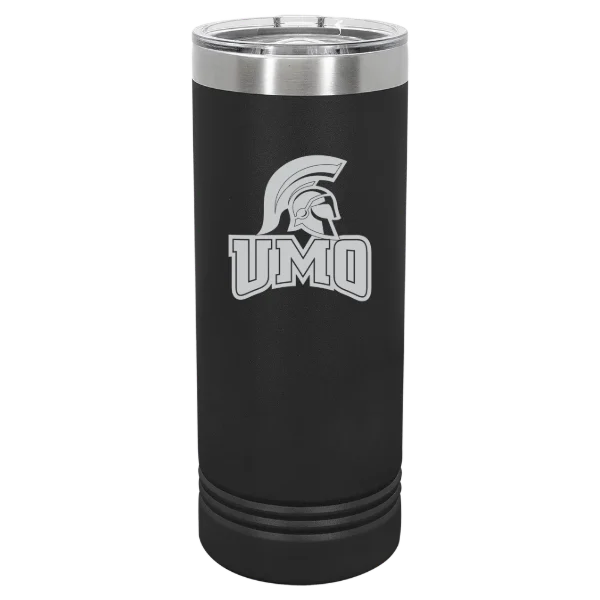 University of Mount Olive Polar Camel 22 oz. Skinny Tumbler with Slider Lid