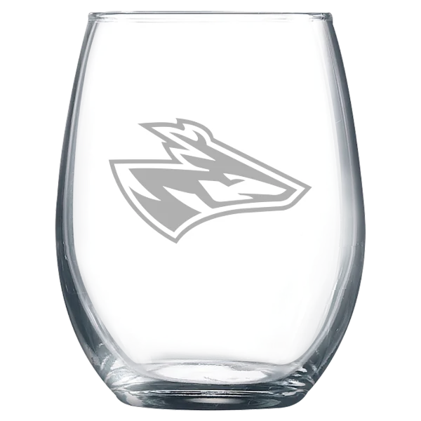 University of Nebraska at Kearney Polar Camel 9 oz. Stemless Wine Glass