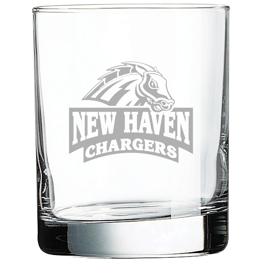University of New Haven Polar Camel 10 1/2 oz. On The Rocks Glass