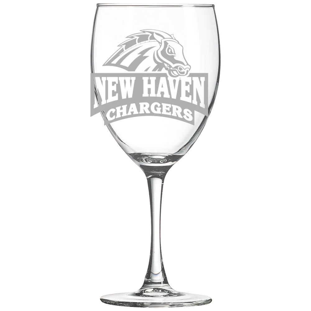 University of New Haven Polar Camel 10 1/2 oz. Wine Glass