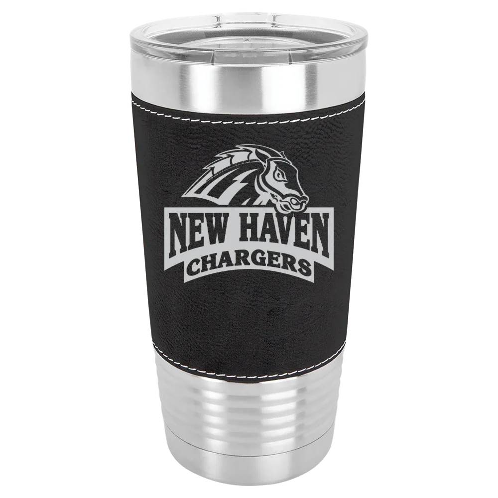 University of New Haven Polar Camel 20 oz. Leatherette Grip Tumbler with Standard Lid