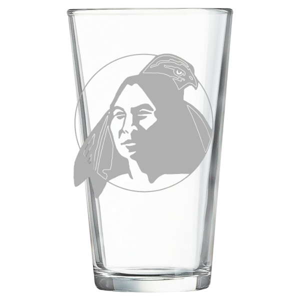 University of North Carolina at Pembroke Polar Camel 16 oz. Pint Mixing Glass