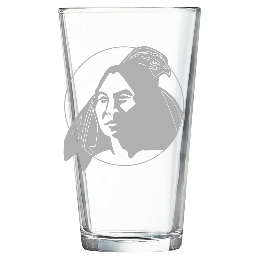 University of North Carolina at Pembroke Polar Camel 16 oz. Pint Mixing Glass
