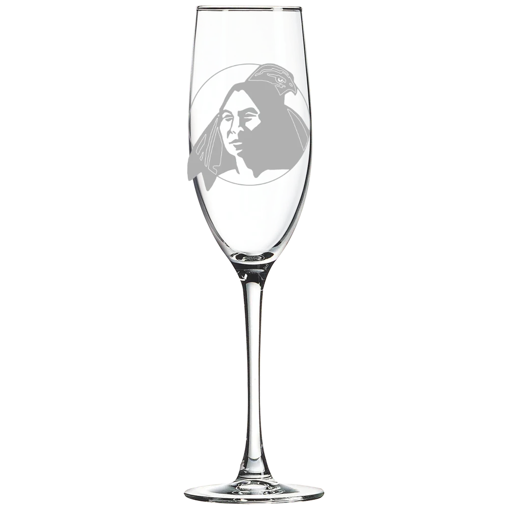 University of North Carolina at Pembroke Polar Camel 8 oz. Champagne Flute