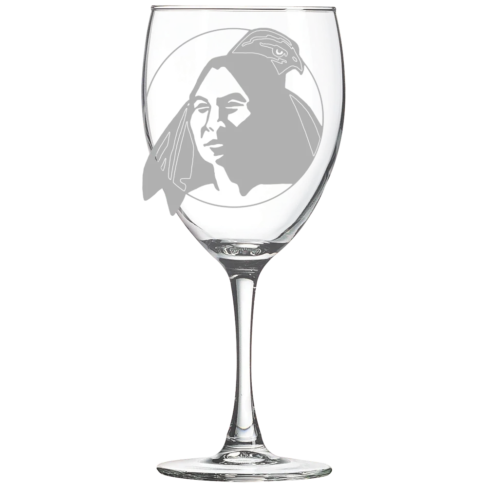 University of North Carolina at Pembroke Polar Camel 10 1/2 oz. Wine Glass