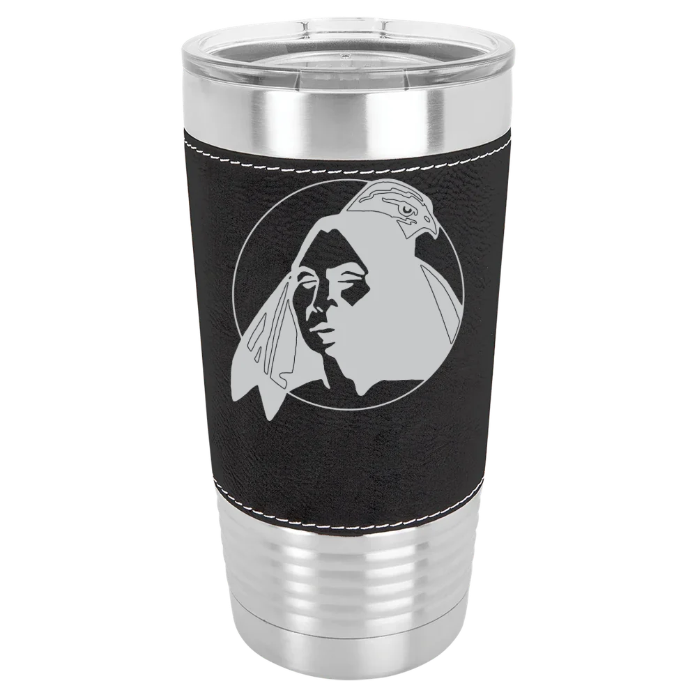 University of North Carolina at Pembroke Polar Camel 20 oz. Leatherette Grip Tumbler with Standard Lid