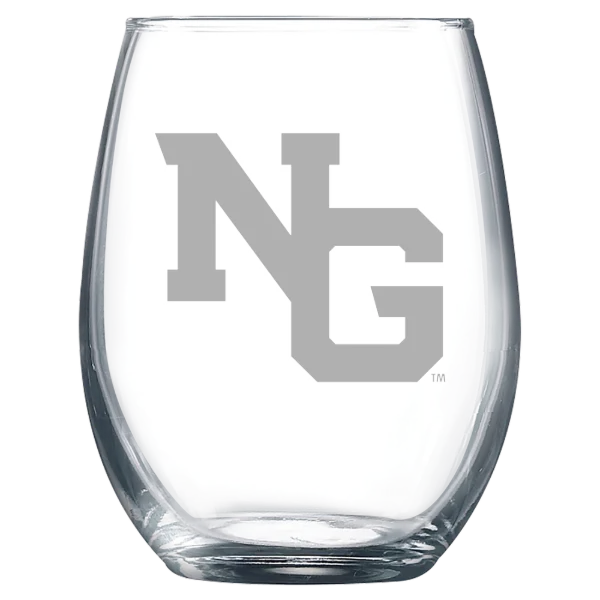 University of North Georgia Polar Camel 9 oz. Stemless Wine Glass