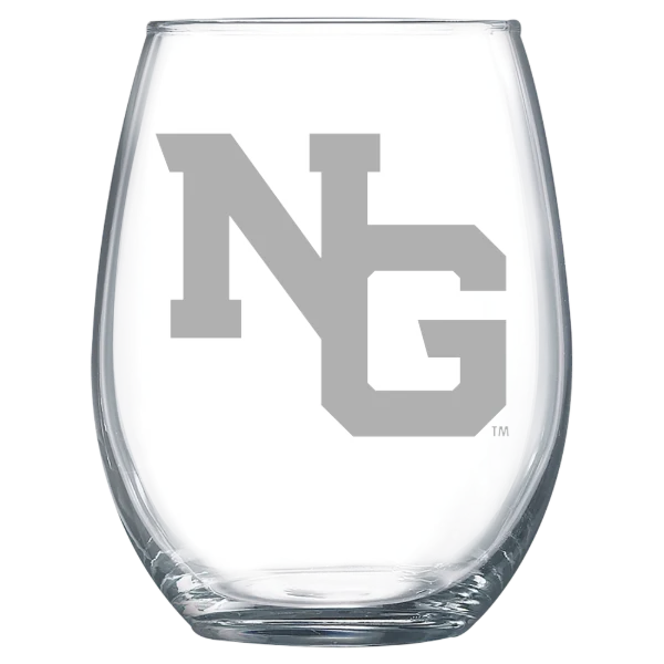 University of North Georgia Polar Camel 15 oz. Stemless Wine Glass