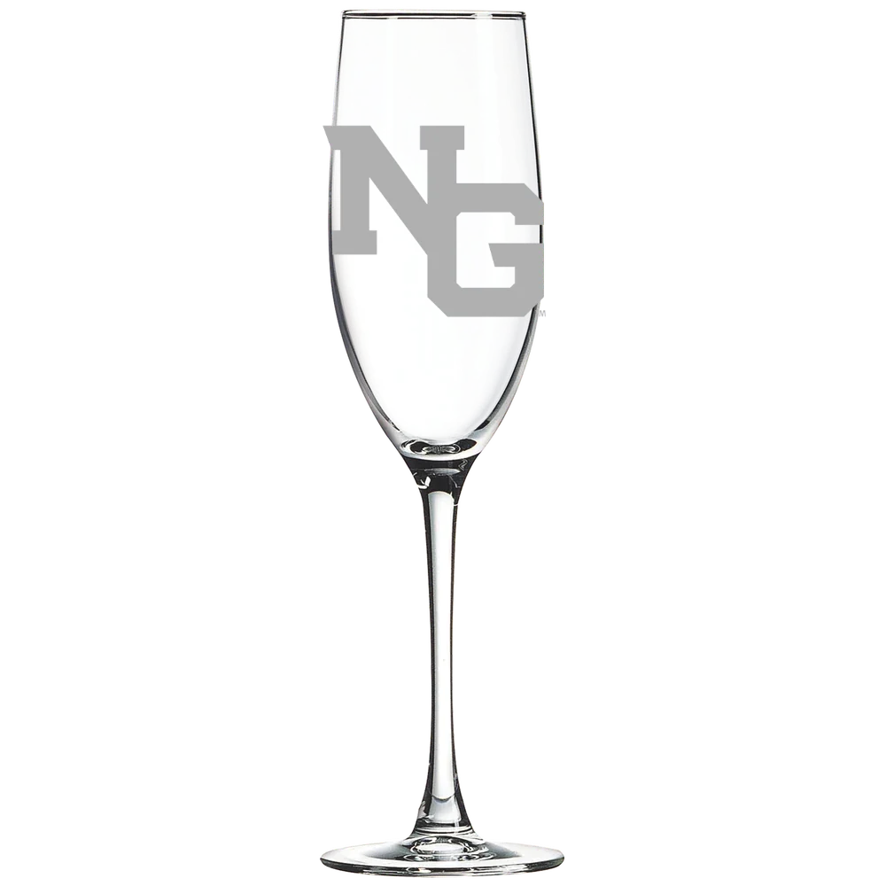 University of North Georgia Polar Camel 8 oz. Champagne Flute
