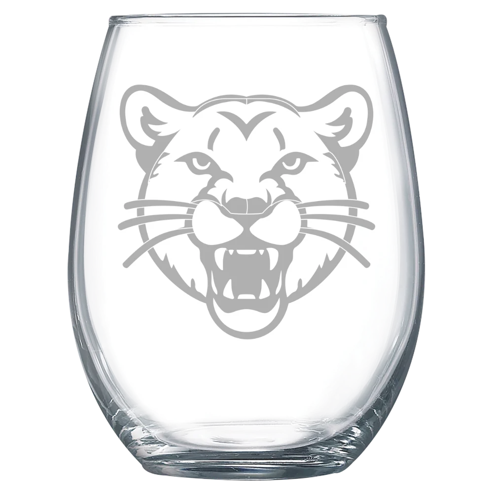 University of Pittsburgh, Johnstown Polar Camel 15 oz. Stemless Wine Glass