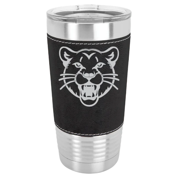University of Pittsburgh, Johnstown Polar Camel 20 oz. Leatherette Grip Tumbler with Standard Lid