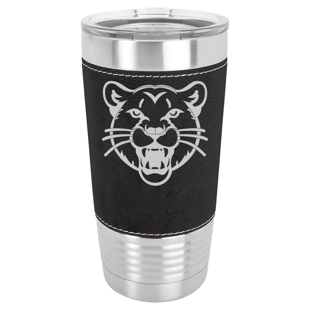University of Pittsburgh, Johnstown Polar Camel 20 oz. Leatherette Grip Tumbler with Standard Lid