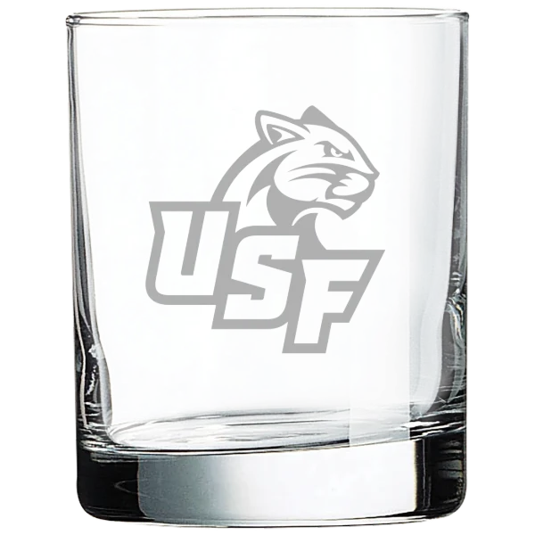 University of Sioux Falls Polar Camel 10 1/2 oz. On The Rocks Glass