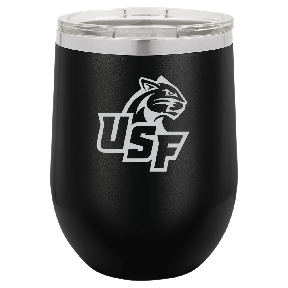 University of Sioux Falls Polar Camel 12 oz. Stemless Wine Tumbler
