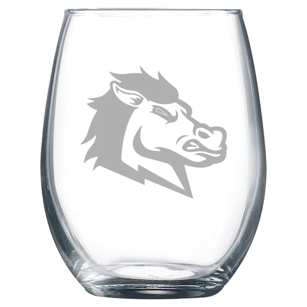 University of South Carolina Aiken Polar Camel 9 oz. Stemless Wine Glass