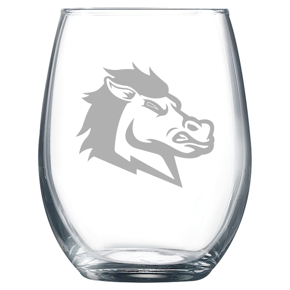 University of South Carolina Aiken Polar Camel 9 oz. Stemless Wine Glass