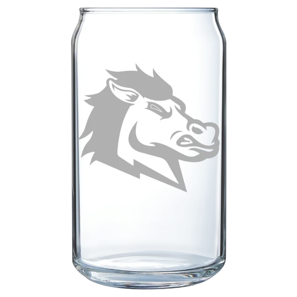 University of South Carolina Aiken Polar Camel 16 oz. Can Glass