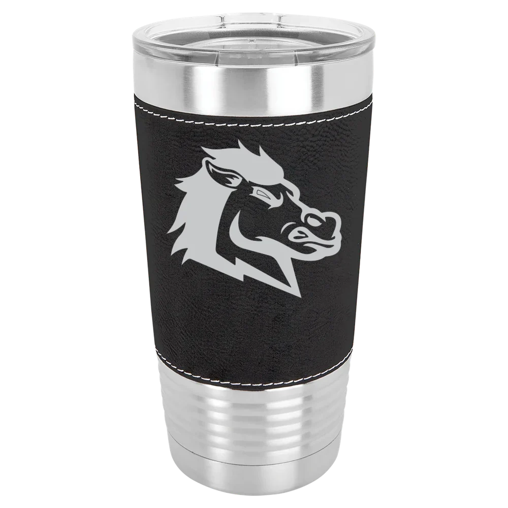 University of South Carolina Aiken Polar Camel 20 oz. Leatherette Grip Tumbler with Standard Lid