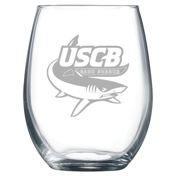 University of South Carolina Beaufort Polar Camel 9 oz. Stemless Wine Glass