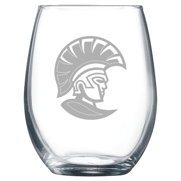 University of Tampa Polar Camel 9 oz. Stemless Wine Glass