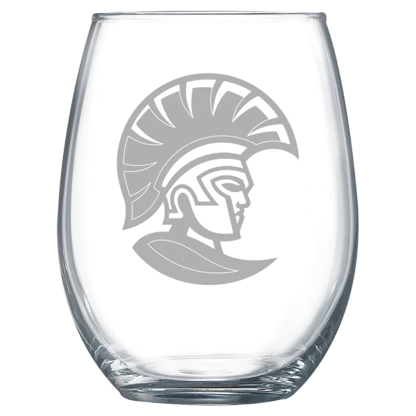 University of Tampa Polar Camel 15 oz. Stemless Wine Glass