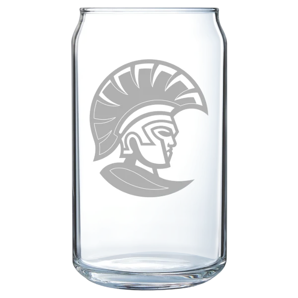 University of Tampa Polar Camel 16 oz. Can Glass