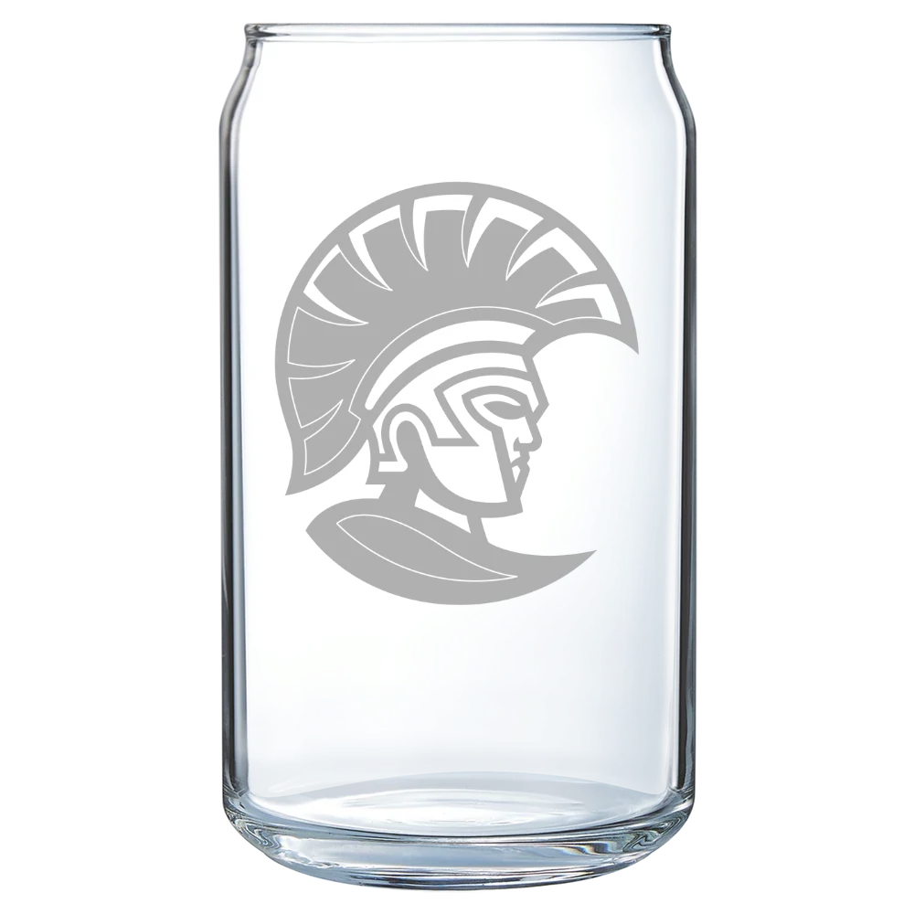 University of Tampa Polar Camel 16 oz. Can Glass