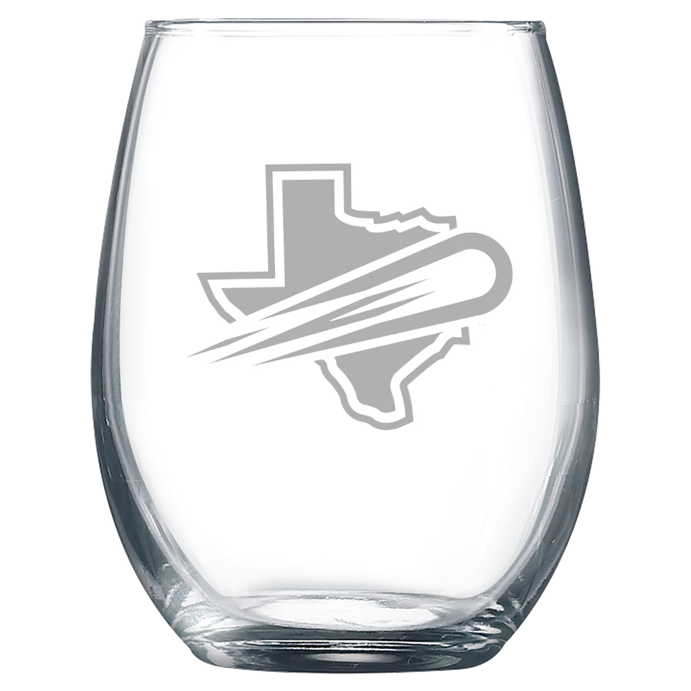 University of Texas at Dallas Polar Camel 9 oz. Stemless Wine Glass