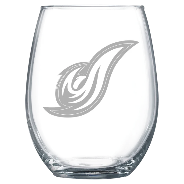University of the District of Columbia Polar Camel 15 oz. Stemless Wine Glass