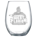 University of West Florida Polar Camel 15 oz. Stemless Wine Glass