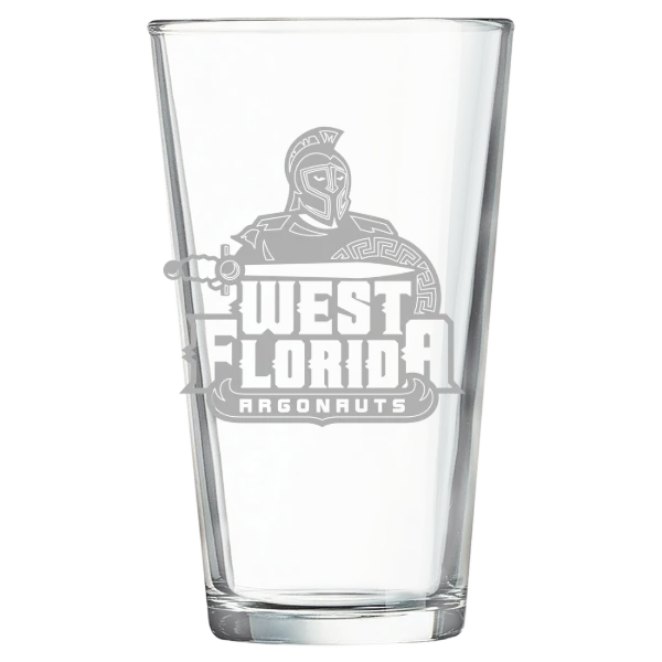 University of West Florida Polar Camel 16 oz. Pint Mixing Glass