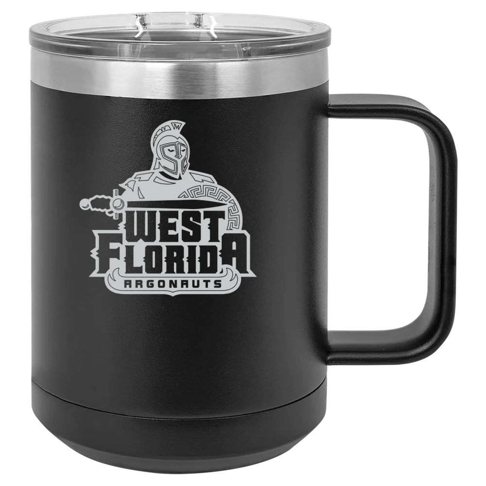 University of West Florida Polar Camel 15 oz. Mug with Slider Lid