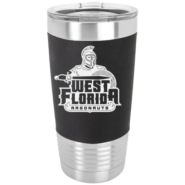 University of West Florida Polar Camel 20 oz. Silicone Grip Tumbler with Standard Lid